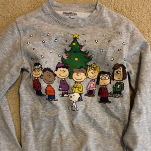 Peanuts Holiday Sweatshirt - Gray